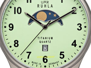 UMR Ruhla Quarzuhr Mondphase 20910